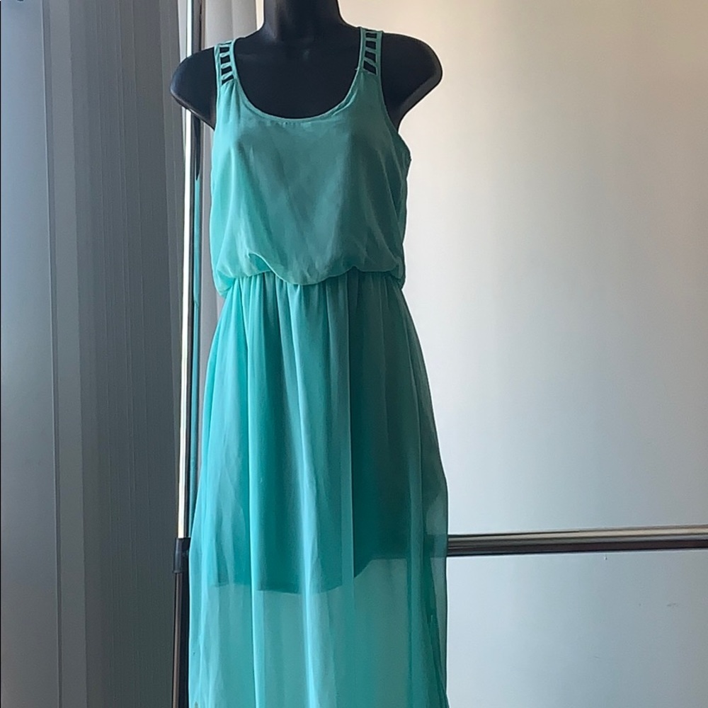 Mint Green Maxi Dress By Socialite